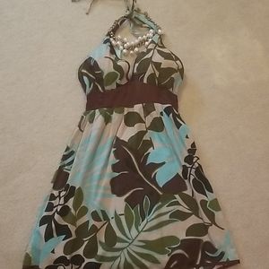 Wet seal halter safari dress